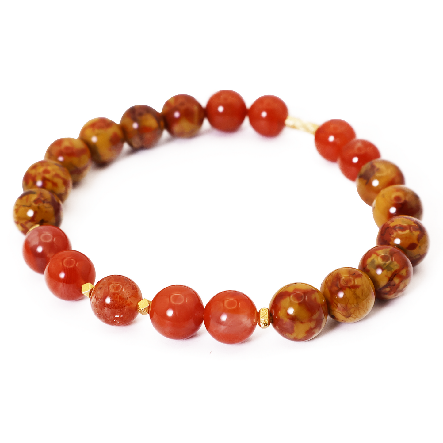 Pietersite and Agate Bracelet I