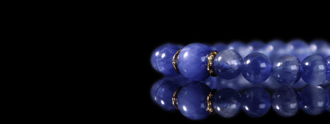 Explore the Kyanite, Aquamarine & Blue Moonstone Bracelet I – Your Next Gemstone Bracelet Must-Have - Occult Nexus